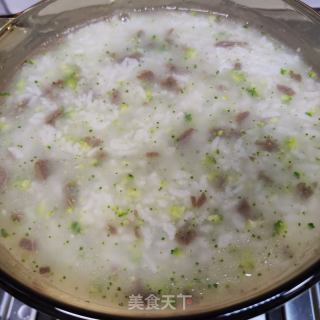 时蔬肉末粥的做法步骤：6