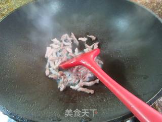 肉丝洋葱炒野山笋的做法步骤：3