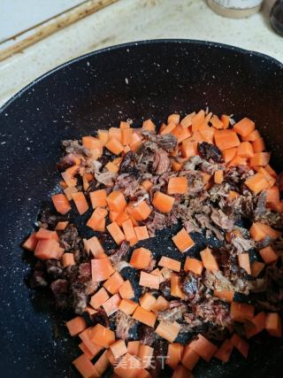 腊肉丁蔬菜豆腐羹的做法步骤：7