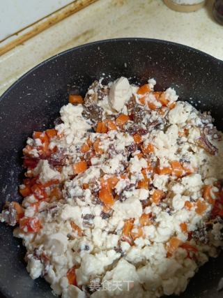 腊肉丁蔬菜豆腐羹的做法步骤：9