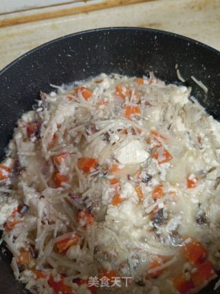 腊肉丁蔬菜豆腐羹的做法步骤：11
