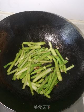 素炒菜心的做法步骤：4