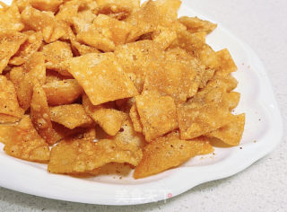 饺子皮锅巴的做法步骤：8