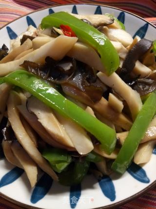 小炒杏鲍菇的做法步骤：7