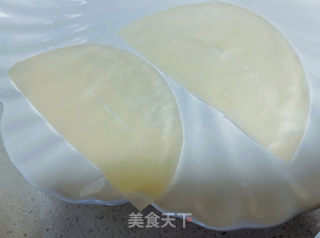 烤鸭饼皮新吃法的做法步骤：3