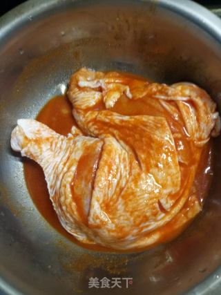 酥炸鸡腿的做法步骤：4