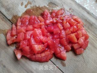 番茄秋葵炒蛋的做法步骤：3