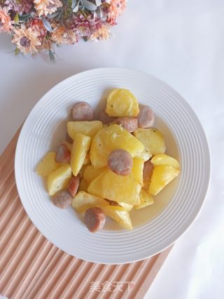 土豆烤肠的做法
