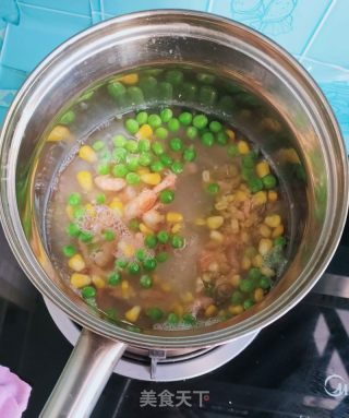 玉米炒饭的做法步骤：3