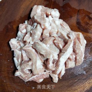 豉汁猪颈肉的做法步骤：2