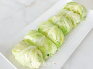 低脂低卡～包菜鸡丝卷的做法步骤：9