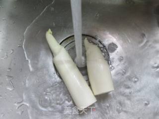 茭白烧青菜的做法步骤：3