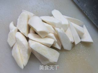 茭白烧青菜的做法步骤：4