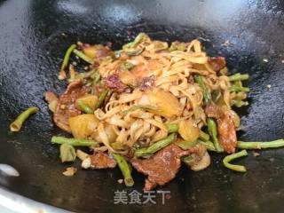 豆角焖面的做法步骤：12