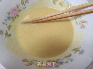 玉米面鸡蛋煎饼的做法步骤：2