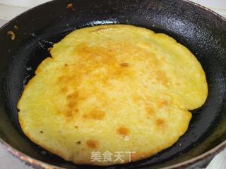 玉米面鸡蛋煎饼的做法步骤：4