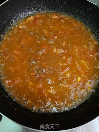 番茄牛肉酱拌面的做法步骤：11