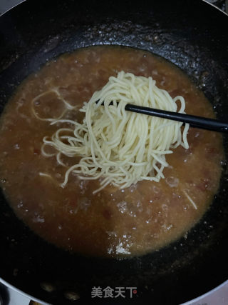 番茄牛肉酱拌面的做法步骤：12