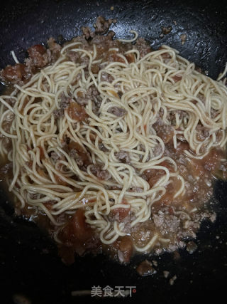 番茄牛肉酱拌面的做法步骤：13