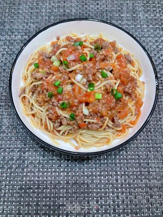 番茄牛肉酱拌面的做法步骤：14