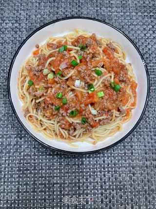 番茄牛肉酱拌面的做法步骤：16
