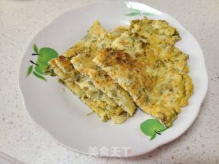 酸菜鸡蛋煎饼的做法步骤：8