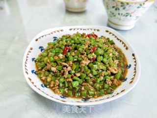 肉末豆角的做法