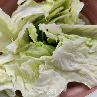 金汤白菜年糕的做法步骤：2