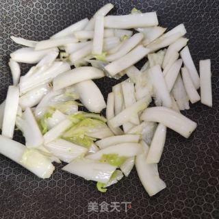 金汤白菜年糕的做法步骤：5