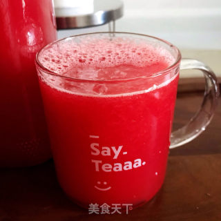 西瓜汁的做法步骤：6
