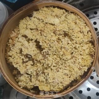 小米蒸排骨（肉）的做法步骤：5