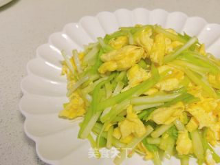 韭黄炒蛋的做法步骤：8