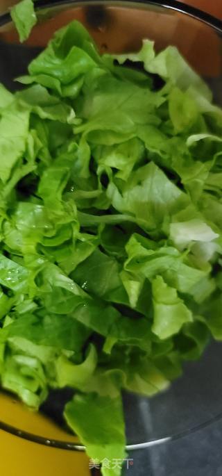 生菜鸡丝香菇燕麦粥的做法步骤：5
