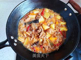 家常土豆炖鸡块的做法步骤：11