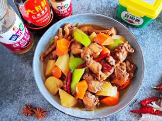 家常土豆炖鸡块的做法步骤：14