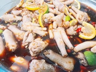 酸辣柠檬鸡爪的做法步骤：14