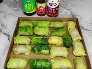 青菜肉卷的做法步骤：9