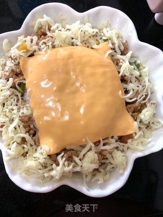 芝士肉沫焗飯的做法步骤：6