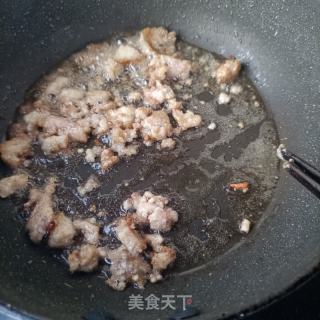 肉沫炒皱皮椒的做法步骤：6