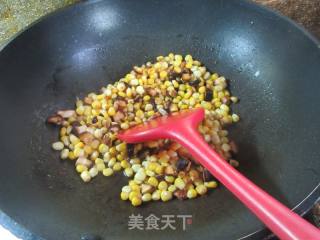 香菇炒玉米粒的做法步骤：8