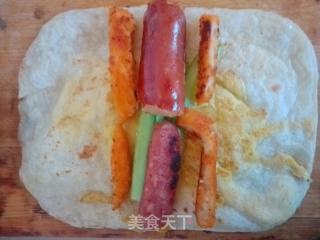 鸡蛋灌饼的做法步骤：7