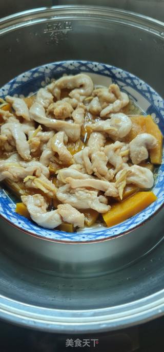 鸡胸肉蒸南瓜的做法步骤：7