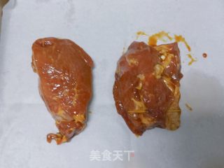 咸蛋黄叉烧肉的做法步骤：6
