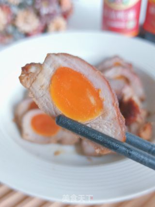 咸蛋黄叉烧肉的做法步骤：11