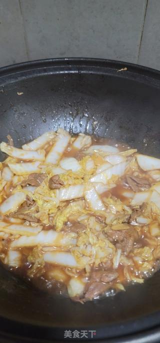 蚝油烧大白菜的做法步骤：8