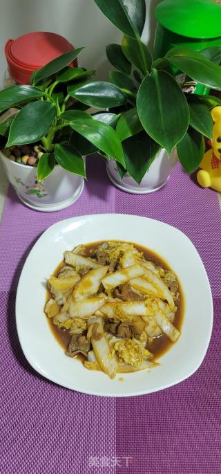 蚝油烧大白菜的做法步骤：10