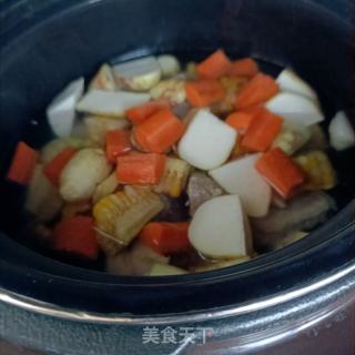 玉米芋头炖排骨的做法步骤：11