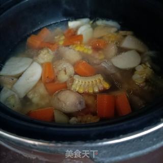 玉米芋头炖排骨的做法步骤：13