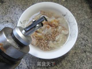 小馄饨荞麦面的做法步骤：5