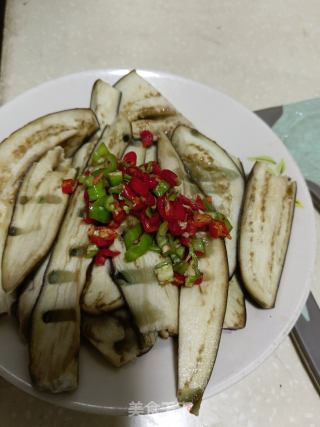 辣椒拌紫茄的做法步骤：5